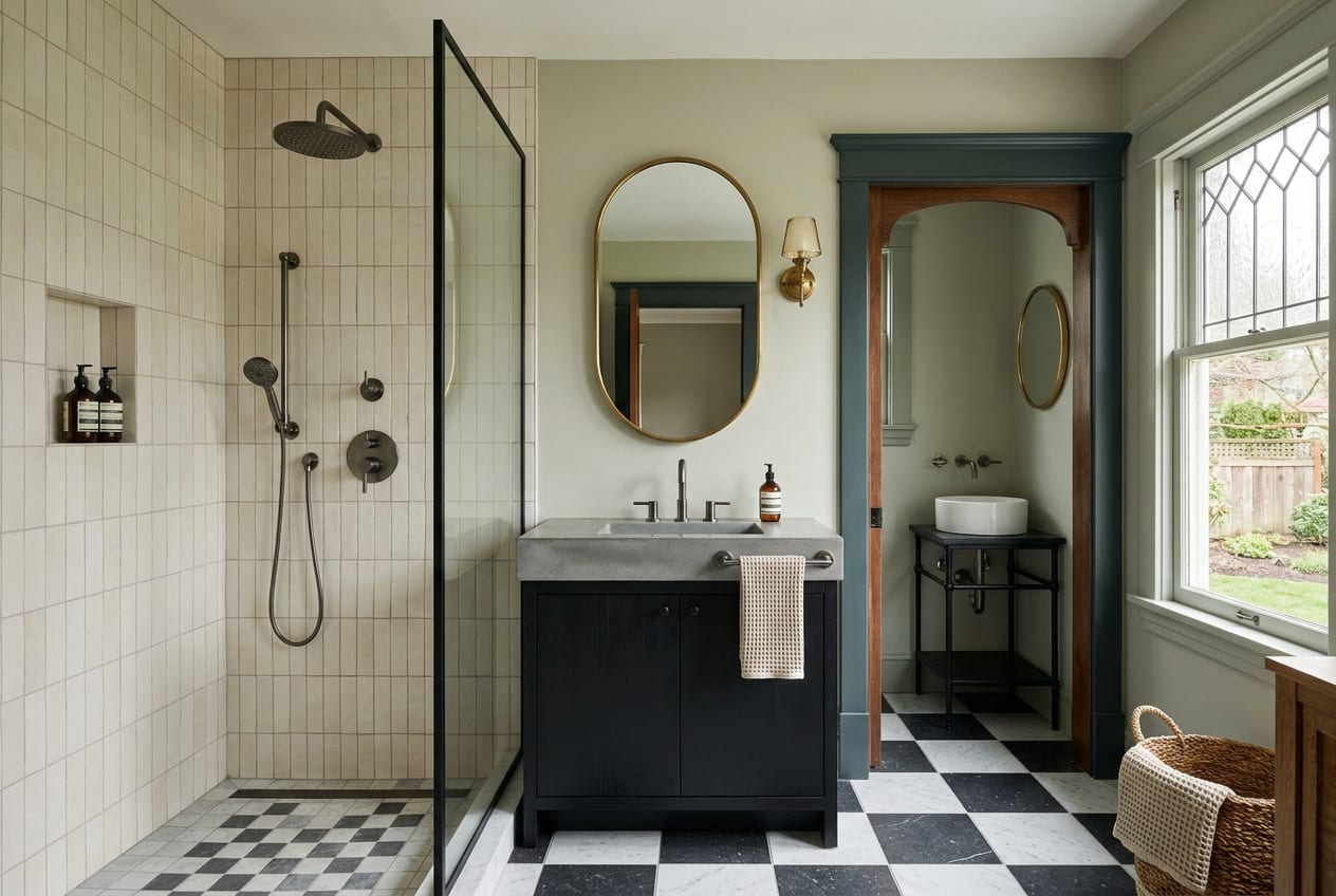 Solano Bathroom Remodeling Company, bathroom remodeling in Kenmore, completed project 1